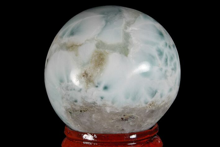 Polished Larimar Sphere - Dominican Republic #168155